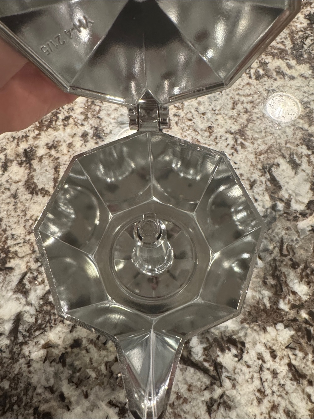 Moka Express Stainless Steel Espresso Maker - Silver/Black - Picture 3 of 3